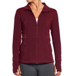 CALIA by Carrie Underwood Burgundy Full-Zip Jacket